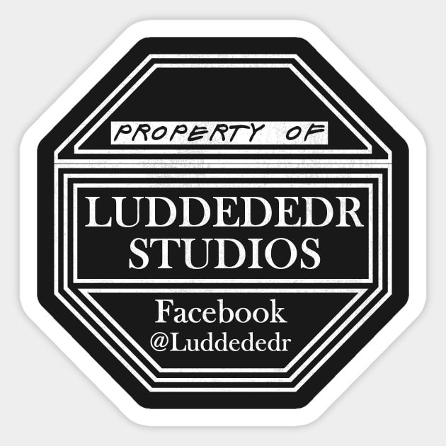 LUDDEDEDR Studios Sticker by tjcook